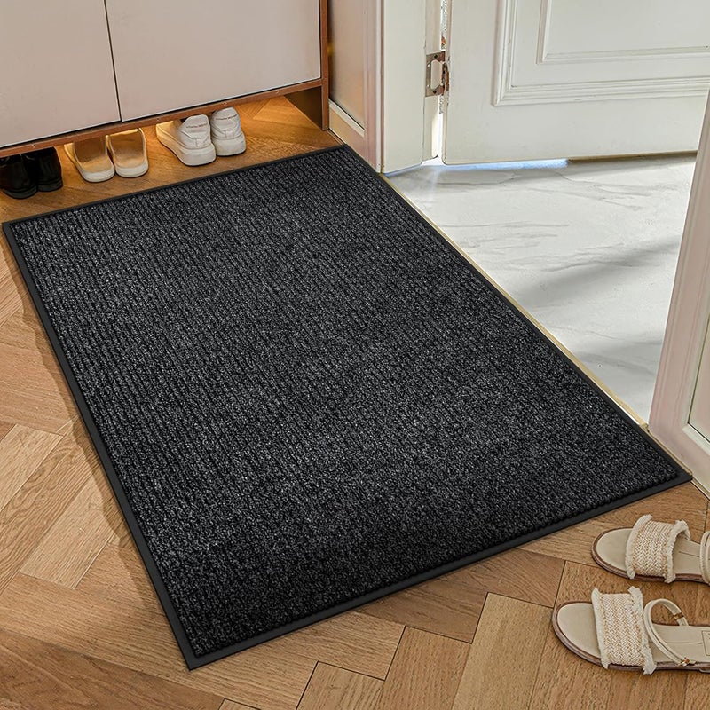 Azadx 2'x3' Front Door Mat Heavy Duty Indoor Outdoor Door Mat Non-Slip Backing Doormat for Entryway Stain and Fade Resistant Commercial Floor Mats Entry Mat Low Profile Welcome Door Mats - Image 2